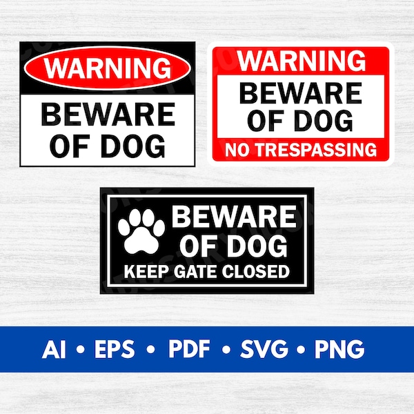 Beware Sign - Etsy
