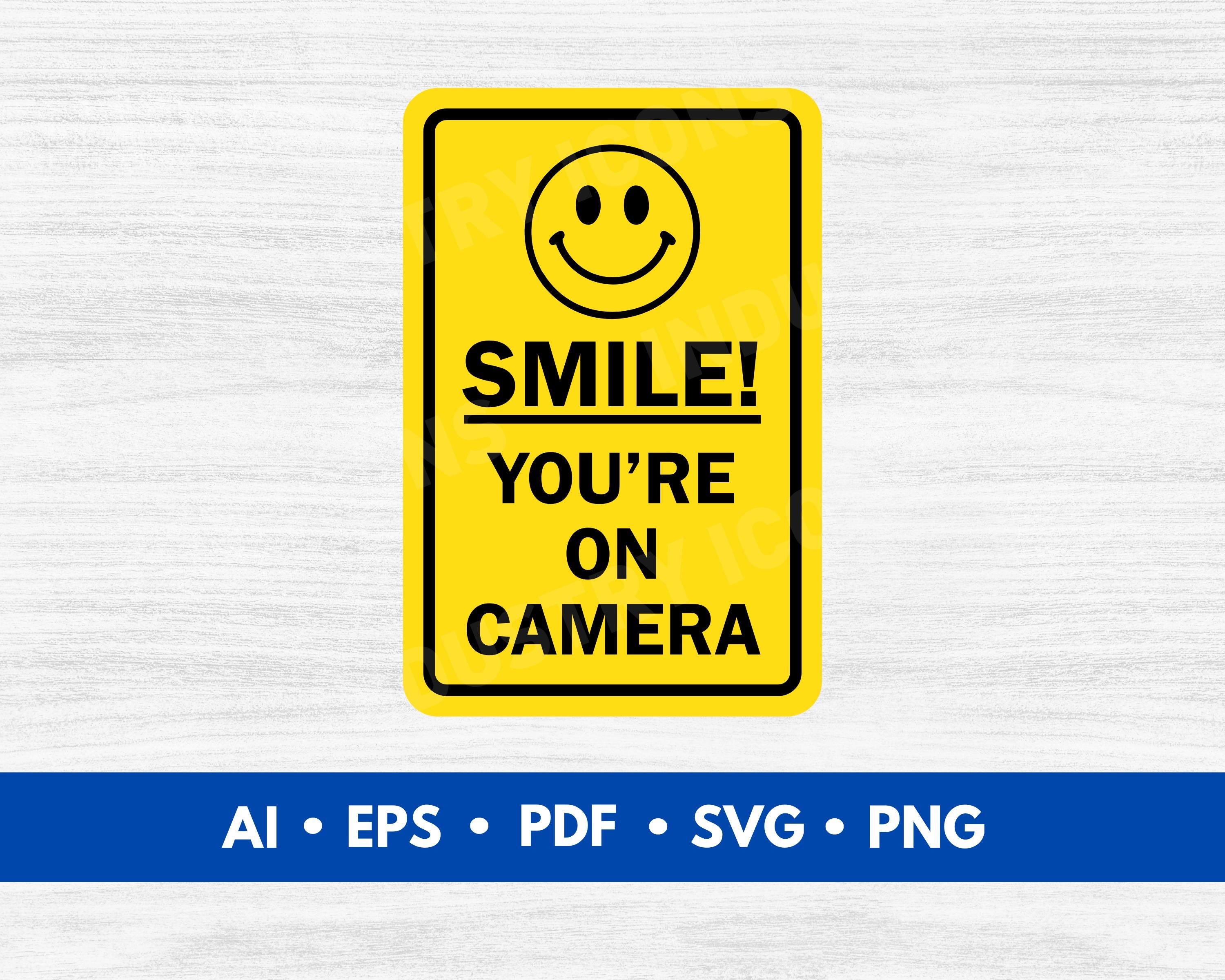 ANLEY 7 In. X 10 In. Smile You're On Camera Sign - - Video Surveillance - Foto 7