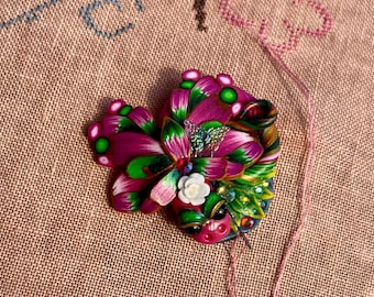 Imán para punto de cruz con diseño de dragón, regalo para amantes de la costura.