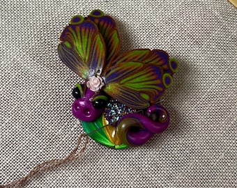 Imán para punto de cruz con diseño de dragón, regalo para amantes de la costura.