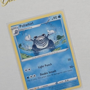 Carta colecionável Pokémon Poliwhirl nº 031/196 - Lost Origin Estágio 1 - Condição quase impecável, perfeito
