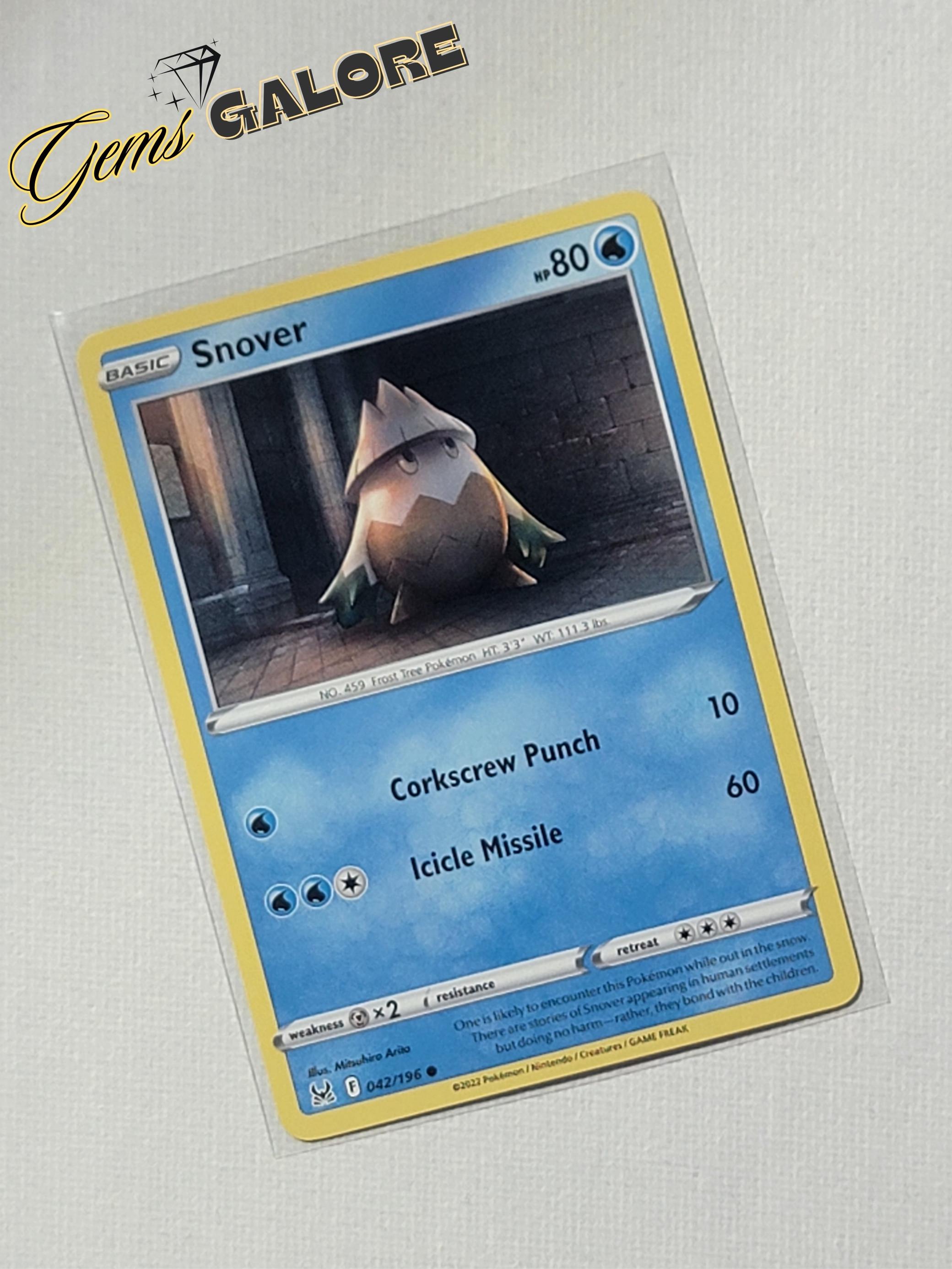 B23 Snover - Basic Pokmon Card - #042/196 (2022) - Mint/near Mint Condition - Etsy Ireland B23 Snover - Basic Pokmon Card - #042/196 (2022) - Mint/near Mint Condition - Etsy Ireland
