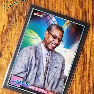 Carte à collectionner #36 Brad Sellers Topps Finest NBA 2021 - Authentique souvenirs des Chicago Bulls - Rare collection en parfait état