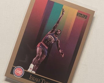 1990 Isiah Thomas SkyBox Card: Detroit Pistons Legend Collectible