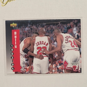 1993-94 Chicago Bulls Upper Deck NBA Card #213 - Bulls Schedule - Near Mint, Mint Condition