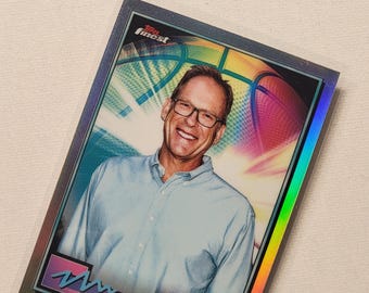 NBA-kaart Kurt Rambis Topps Finest Refractor 2021 - Lakers Legend Collectible