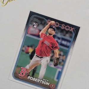 2023 Topps Nick Robertson Rookie Card #13- Boston Red Sox - Mint/Near Mint ConditionNick Robertson Boston Red Sox Rookie Card