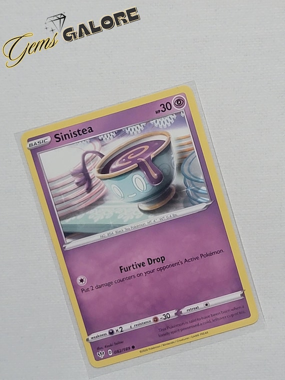 Sinistea Pokmon Trading Card #082/189 - Darkness Ablaze - Near Mint Condition, mint Sinistea Pokmon Trading Card #082/189 - Darkness Ablaze - Near Mint Condition, mint