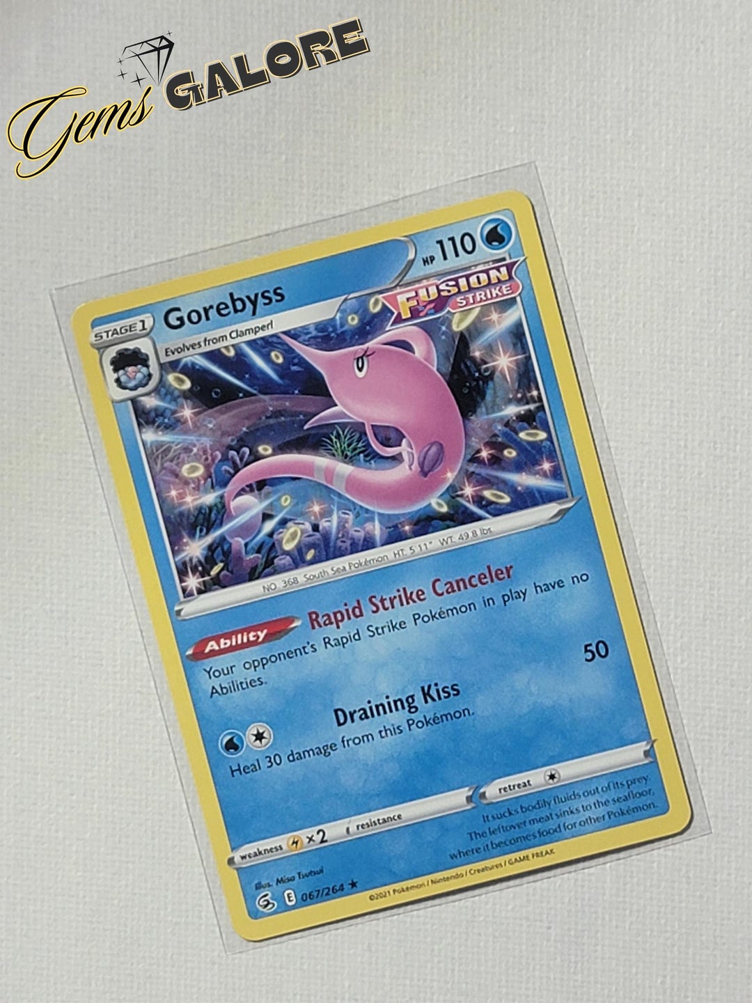 B23 Gorebyss - Stage 1 Pokmon Card - #067/264 (2021) - Mint/near Mint  Condition - Etsy