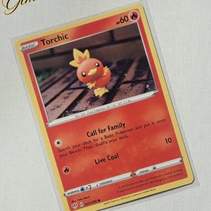 B23 Torchic - Basic Pokémon Card - #022/189 (2020) - Nieuwstaat/bijna nieuwstaat