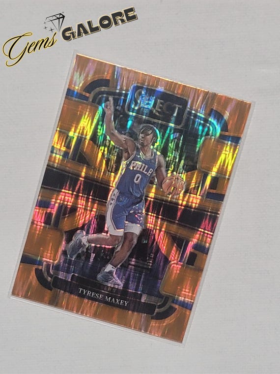 Tyrese Maxey 2023-24 Panini Select Concourse Basketball Trading 