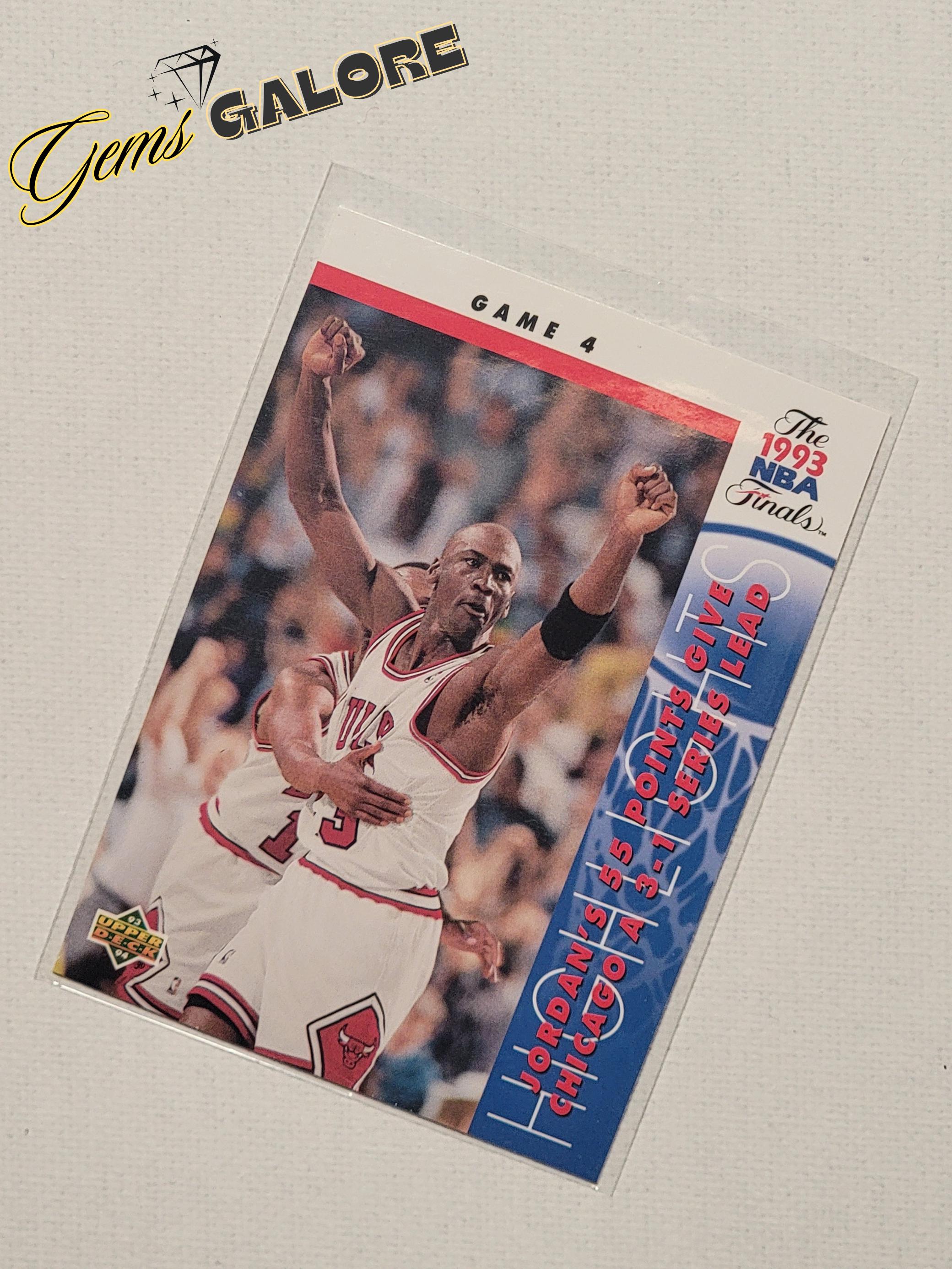 Michael Jordan 1993 NBA Finals Game Highlights Upper Deck