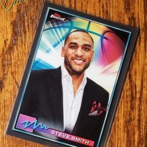 Carte à collectionner n° 51 Steve Smith Topps Finest 2021 - Authentique légende des Heat/Spurs/Hawks - Édition limitée à collectionner, parfait état