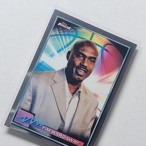 Carte à collectionner #50 Tim Hardaway Topps Finest NBA 2021 - Hall of Fame Guard - Iconic Crossover Master État neuf