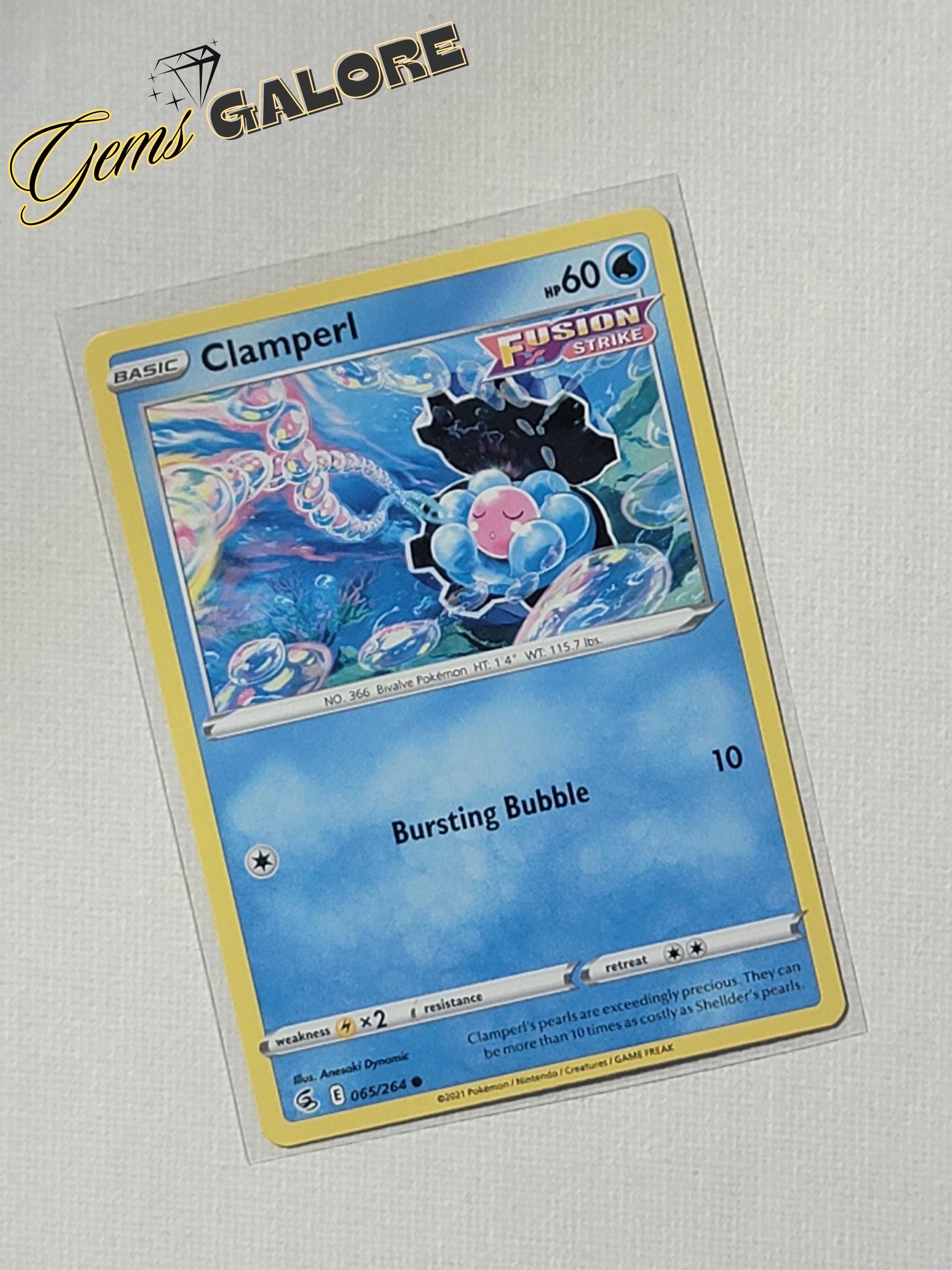 B23 Clamperl - Basic Pokmon Card - #065/264 (2021) - Mint/near Mint  Condition - Etsy Canada