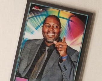 Glen Rice Topps Finest NBA Trading Card 2021 n. 28 - Iconic Sharpshooter - Condizioni perfette