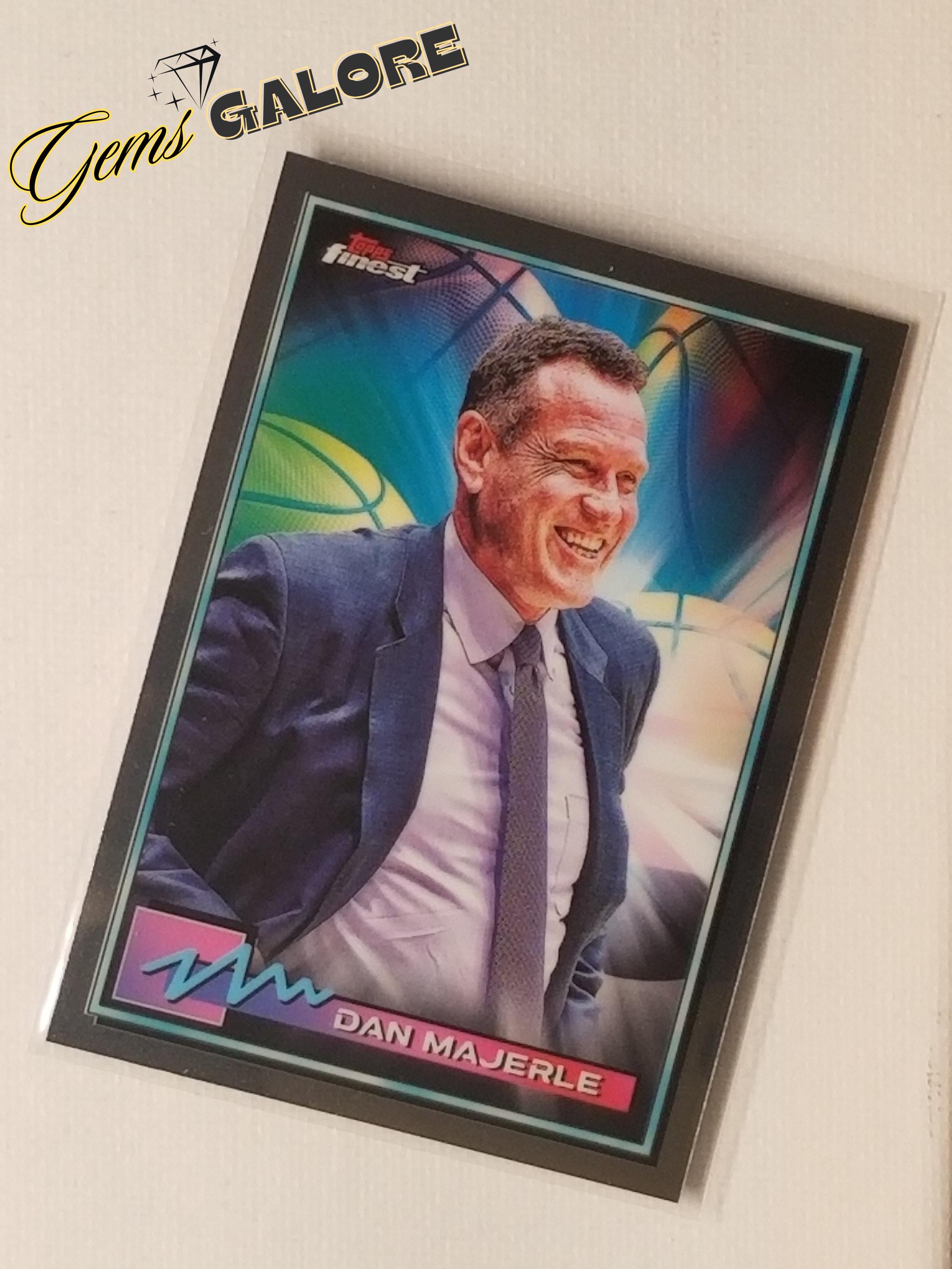 Dan Majerle 2021 Topps Finest Card: Phoenix Suns Legend 