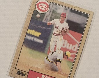 1987 5 Cincinnati Reds Topps Baseball Card Collection - Near Mint, Mint Condition