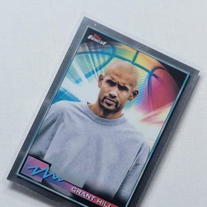 Carte à collectionner Grant Hill Topps Finest NBA 2021 - Étoile emblématique du basket-ball - Édition limitée