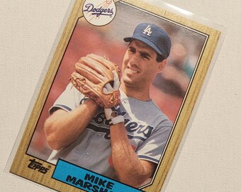 Mike Marshall 1987 Topps Baseball Card: Los Angeles Dodgers Memorabilia
