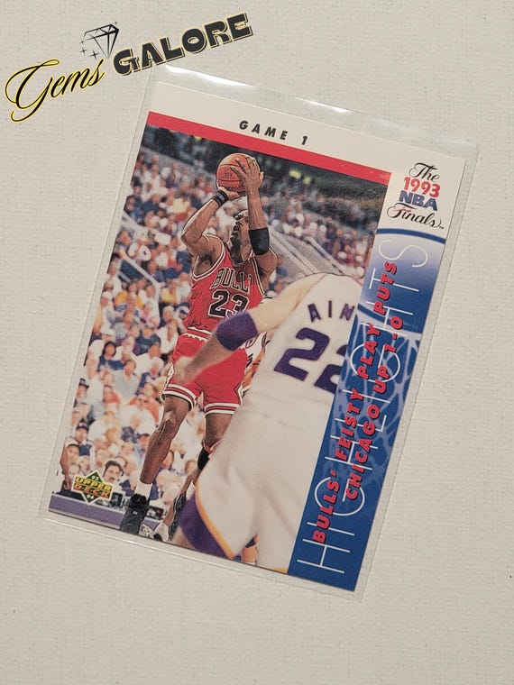 1993 NBA Finals Michael Jordan Upper Deck Trading Card #198