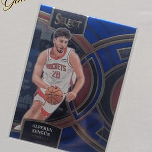 Alperen Şengün 2023-24 Panini Select Premier Basketball Trading Card #188 - Rockets de Houston - Prizm Parallel, quasi-état neuf, état neuf
