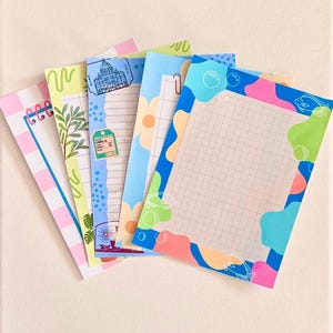 Bright Patterned Memo Sheets