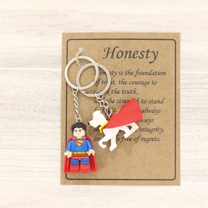 Personalized Custom Made Encouraging Famous Movie Character Figure Keychain - Best Gift for Boy Girl Graduate Gift , Party Favor