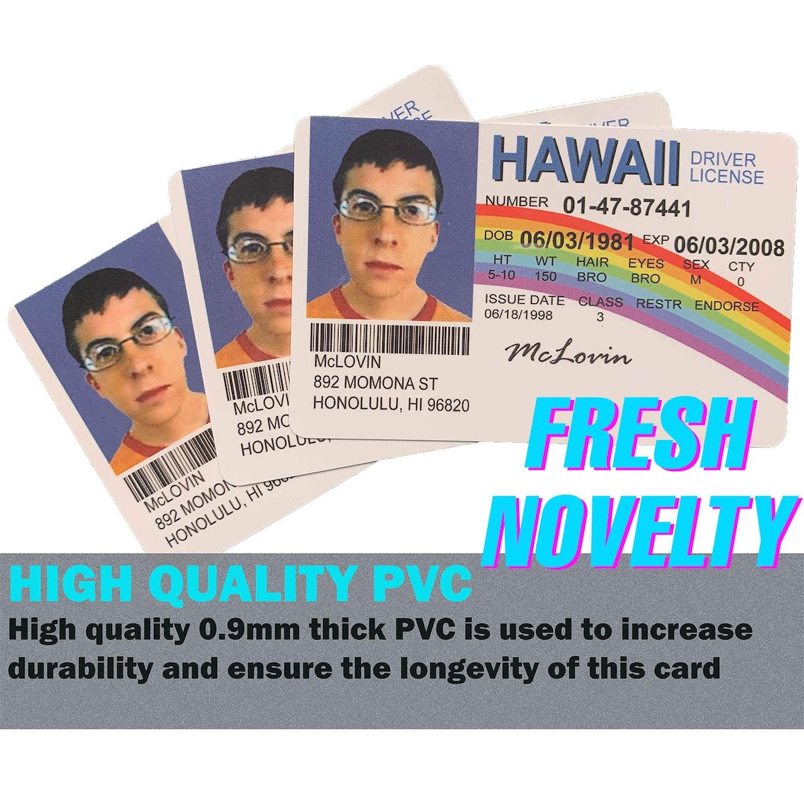 Mclovin ID Card - Etsy