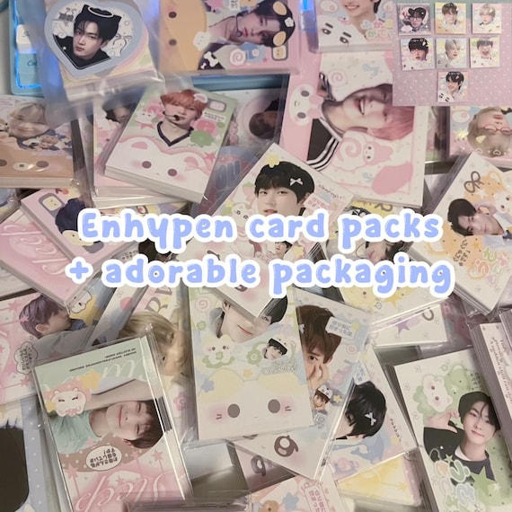 Enhypen cards packs, enha photocard kpop | sunoo sunghoon heeseung  jungwon  niki jake jay