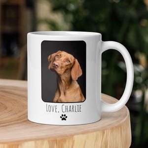 Customizable Best Dog Dad Ever Mug With Photo. Best Dog Dad Gift. Best Dog Dad Mug. Custom Gift for Dog Dad. Personalized Mug for Dog Dad.