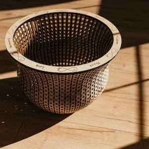 Träkruka, Holzvas, Design, Kruka, Trä, Laser, 3D-pussel, Fred, Kärlek, Blomma, DIY, Konst, Digital nedladdning, DXF, Rustikt, Hantverk, Harmoni