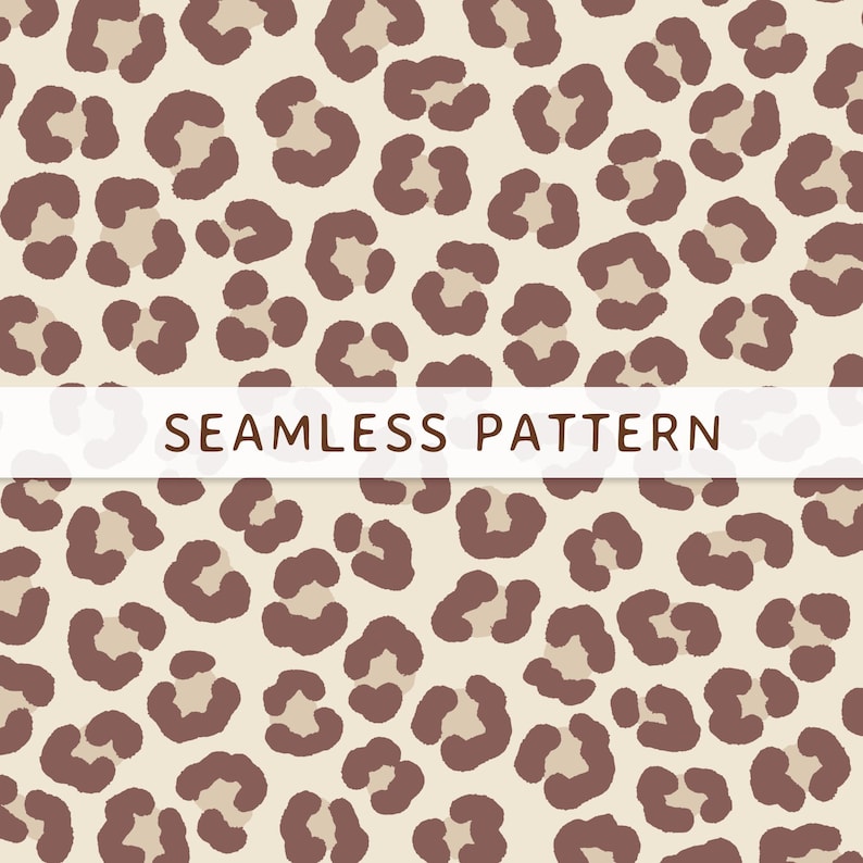 Cheetah Print Seamless Pattern Leopard Animal Print