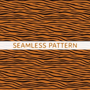 Tiger Print SVG PNG AI Files Seamless Pattern Wild Animal Print 300 dpi Orange Black Stripes digital paper scrapbooking Surface Design