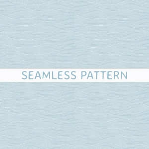 Blue Wavy Lines Seamless Pattern Commercial Use Neutral Coastal Aesthetic Background Boho PNG Download Soft Pastel Water Texture Backdrop