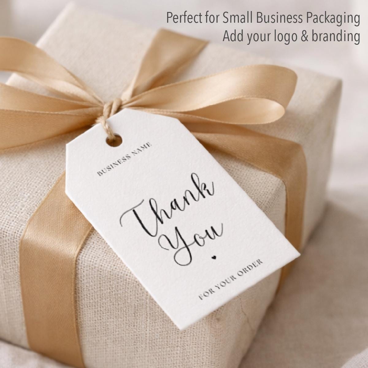 Editable Gift Tag Template Canva Printable Packaging Hang Tag Product ...