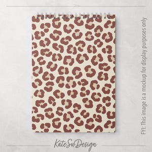 Cheetah Print Seamless Pattern SVG File Leopard Print PNG