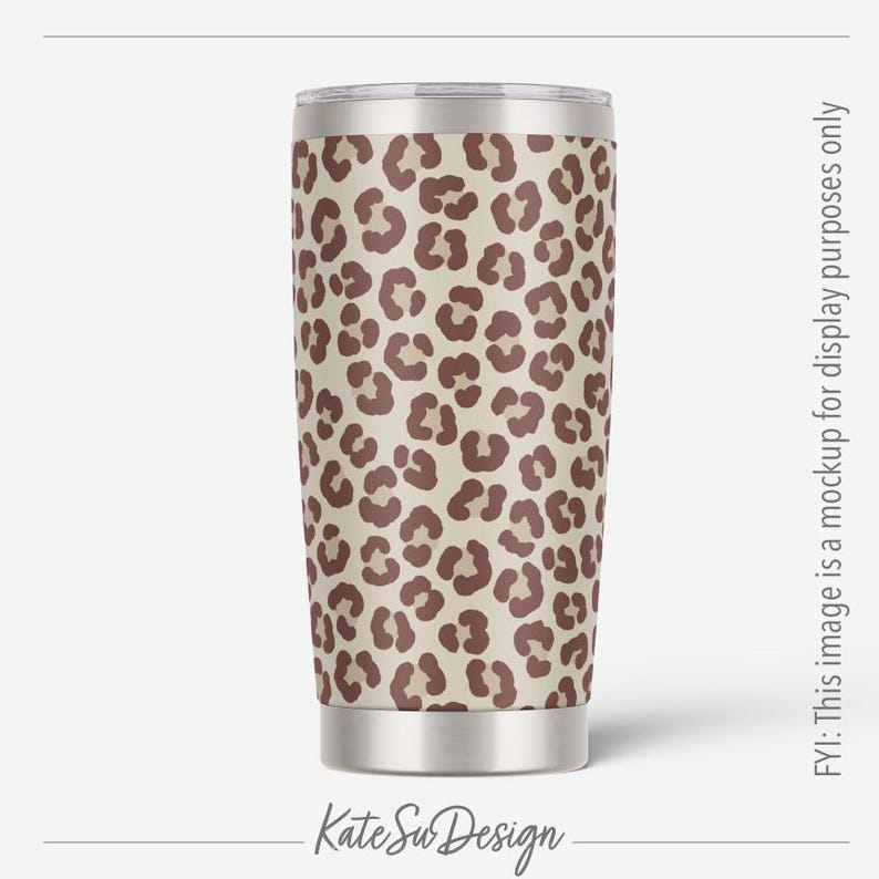 Cheetah Print Seamless Pattern SVG File Leopard Print PNG