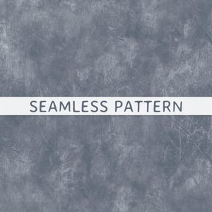 Könnte beinhalten: Ein nahtloses Muster mit einem dunkel schieferblauen Hintergrund und einer verwitterten, fleckigen Textur. Ein weißes horizontales Band in der Mitte enthält den dunkelgrauen Text SEAMLESS PATTERN in einer serifenlosen Schrift.