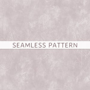 Puede incluir: Un fondo digital de color malva claro con una textura sutil y moteada, que presenta una banda horizontal blanca en el centro con el texto en malva oscuro SEAMLESS PATTERN en una fuente sans-serif limpia.