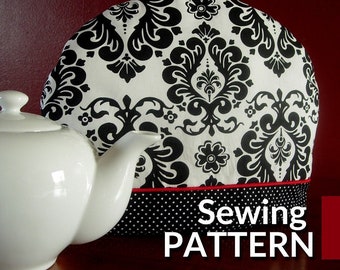 Tea cozy pattern | DIY Tutorial | Tea cosy sewing pattern | PDF | Instant download | Teapot cozy | Tea pot cover | Tea warmer