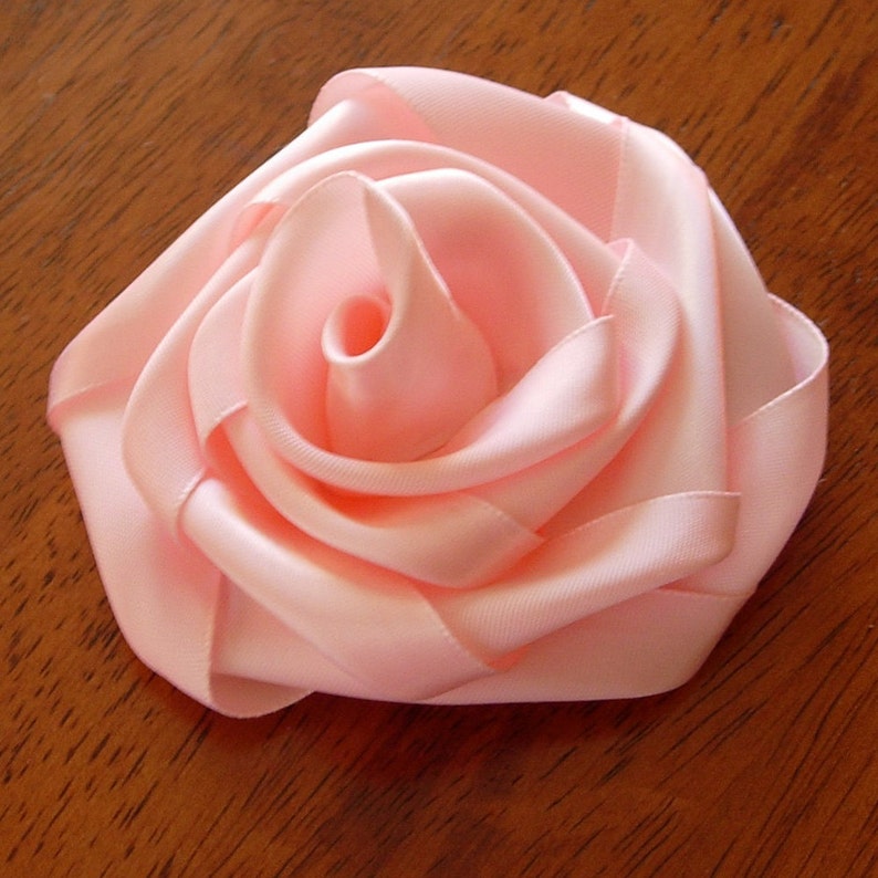 How to Make a Ribbon Flower Ribbon Flower Instructions Etsy UK