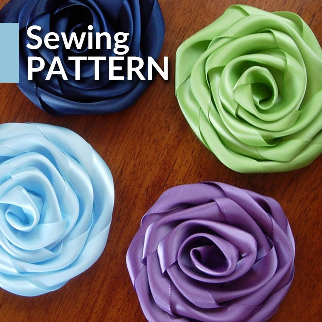 How to Make a Ribbon Flower Ribbon Flower Instructions Ribbon Rose Make