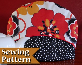Tea cosy sewing pattern | DIY | Teapot cozy pattern | Instant download | Tea cozy | Tea warmer | Tea pot cover | Tutorial