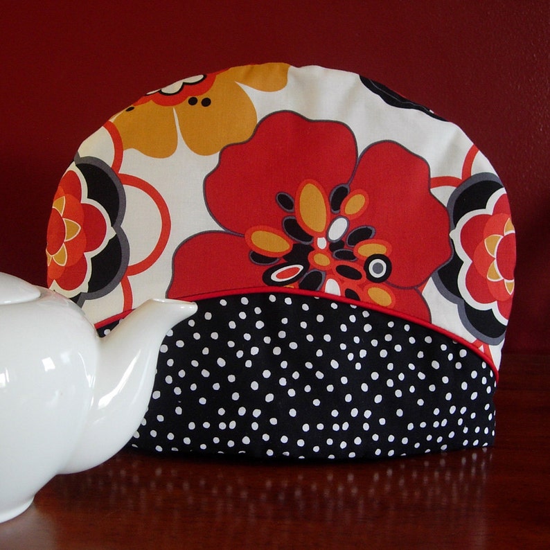 Tea cosy sewing pattern DIY Tea cozy pattern Make your own PDF tutorial Instant download Teapot cozy Tea pot cover image 4