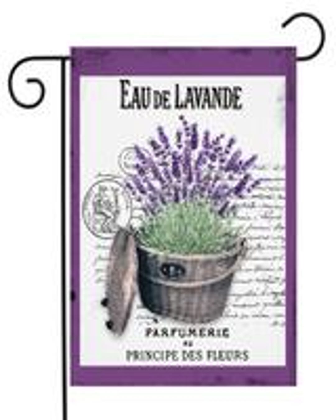 ラベンダー参考に Lavender Garden Flag #G1947 - Etsy