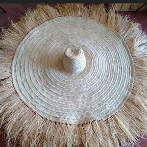 Moroccan Straw Wall Decor | Handmade Raffia Wall Hanging | Boho Round ...