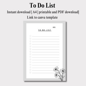 To Do list