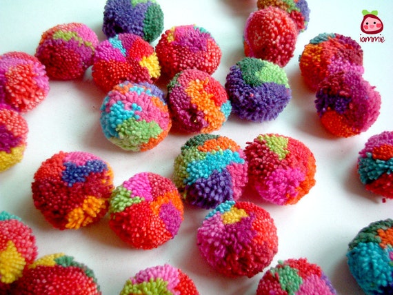 yarn pom poms for sale