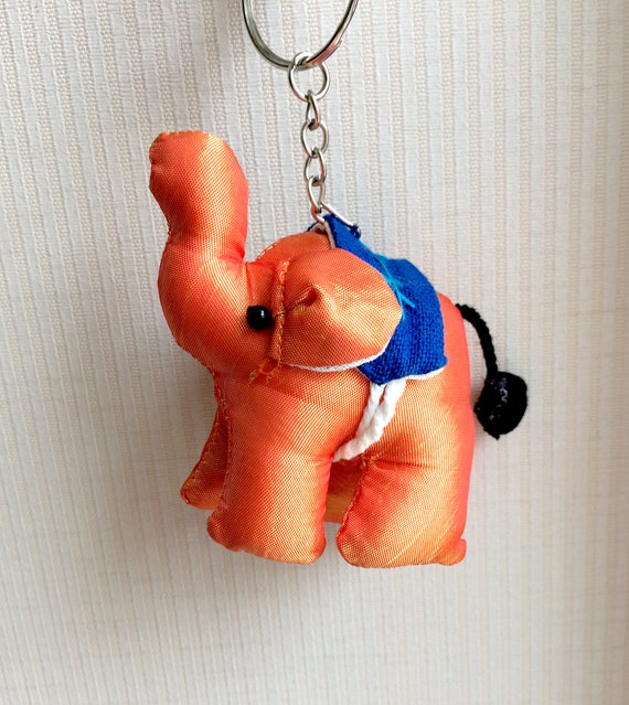 orange stuffed elephant